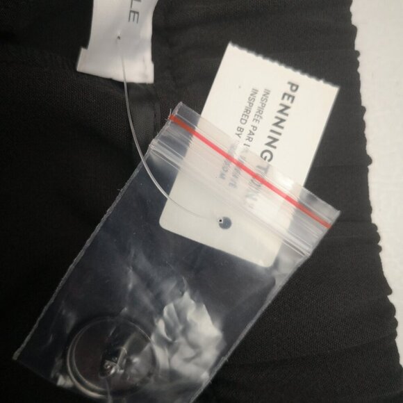 NWT Addition Elle Ladies Size 20 Black Elastic Waist in Back Shorts - Picture 5 of 12